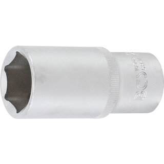 BGS technic Steckschlüssel-Einsatz Sechskant, tief | Antrieb Innenvierkant 12,5 mm (1/2") | SW 26 mm