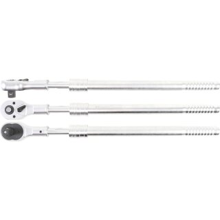 BGS technic Umschaltknarre, ausziehbar | Abtrieb Außenvierkant 20 mm (3/4") | 600 - 985 mm