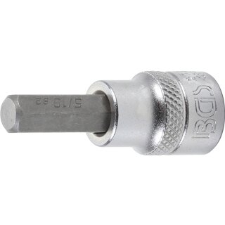BGS technic Bit-Einsatz | Antrieb Innenvierkant 10 mm (3/8") | Innensechskant 5/16"