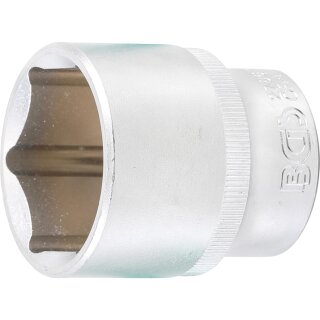 BGS technic Steckschlüssel-Einsatz Sechskant | Antrieb Innenvierkant 12,5 mm (1/2") | SW 1.1/4"