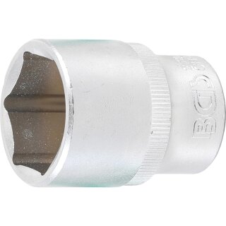 BGS technic Steckschlüssel-Einsatz Sechskant | Antrieb Innenvierkant 12,5 mm (1/2") | SW 1"