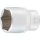 BGS technic Steckschlüssel-Einsatz Sechskant | Antrieb Innenvierkant 12,5 mm (1/2") | SW 1"
