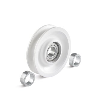 Torwegge SEILROLLE Ø 78mm Tragfähigkeit 245 kg