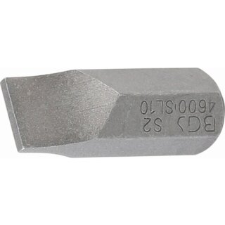 BGS technic Bit | Antrieb Außensechskant 10 mm (3/8") | Schlitz 10 mm