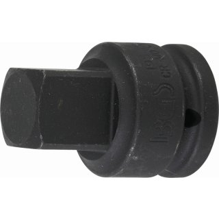 BGS technic Kraft-Steckschlüssel-Adapter | Innenvierkant 20 mm (3/4") - Außenvierkant 25 mm (1")