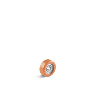 Torwegge FÜHRUNGSROLLE Ø 22mm Tragfähigkeit 18 kg