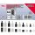 BGS technic Abstandhalter-Schrauben und Sechskant-Muttern-Sortiment | Nylon | 300-tlg.