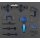 BGS technic Werkstattwageneinlage 2/3: Motor-Einstellwerkzeug-Satz | für BMW M42, M43, M50, M52, M60, M51