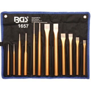 BGS technic Splintentreiber-/ Meissel-/ Körner-Satz | 12-tlg.