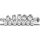BGS technic Gelenk-Steckschlüssel-Satz, Sechskant | Antrieb Innenvierkant 10 mm (3/8") | SW 3/8" - 3/4" mm | Zollgrößen | 7-tlg.