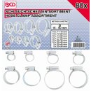 BGS technic Schlauch-Schellen Sortiment | 80-tlg.