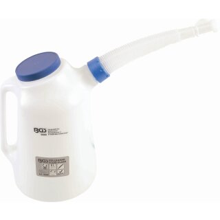 BGS technic Füllkanne mit flexiblem Ausgussstutzen und Deckel | 6 l