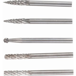 BGS technic HSS-Fräser-Satz, extra kurz | 5-tlg.