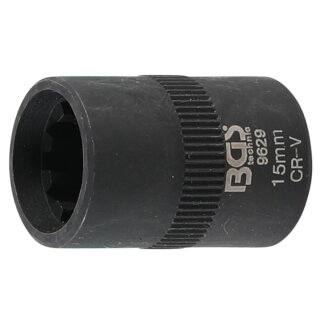 BGS technic Bremssattel-Einsatz | 10-kant | für VAG und Porsche | SW 15 mm