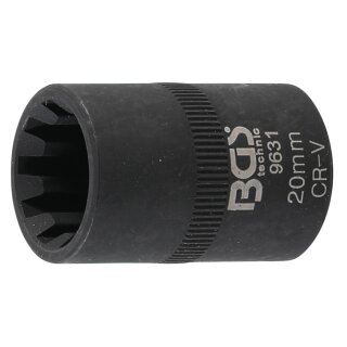 BGS technic Bremssattel-Einsatz | 10-kant | für VAG und Porsche | SW 20 mm