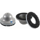BGS technic Radnabenschleifer | Aluminiumglocke mit Stahlkern | Innen-Ø 80 mm