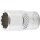 BGS technic Steckschlüssel-Einsatz Zwölfkant | Antrieb Innenvierkant 6,3 mm (1/4") | SW 3/8"
