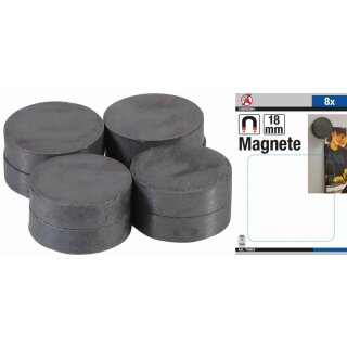 Kraftmann Magnet-Satz | Keramik | Ø 18 mm | 8-tlg.