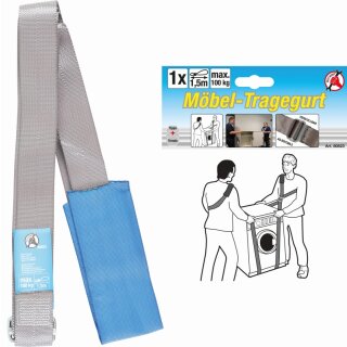 Kraftmann Tragegurt für Möbel | verstellbar | 100 kg