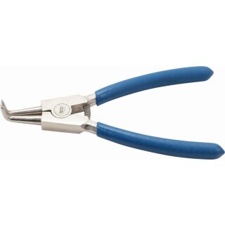 BGS technic Sprengringzange | abgewinkelt | für Außensprengringe | 150 mm