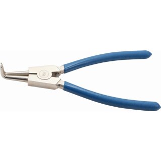 BGS technic Sprengringzange | abgewinkelt | für Außensprengringe | 225 mm