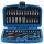 BGS technic Steckschlüssel-Satz | Antrieb 6,3 mm (1/4") | 53-tlg.