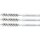 BGS technic Stahlbürste | 9 mm | Antrieb Außensechskant 6,3 mm (1/4") | 3-tlg.