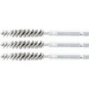 BGS technic Stahlbürste | 10 mm | Antrieb Außensechskant 6,3 mm (1/4") | 3-tlg.