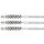 BGS technic Stahlbürste | 10 mm | Antrieb Außensechskant 6,3 mm (1/4") | 3-tlg.
