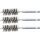 BGS technic Stahlbürste | 17 mm | Antrieb Außensechskant 6,3 mm (1/4") | 3-tlg.
