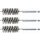 BGS technic Stahlbürste | 18 mm | Antrieb Außensechskant 6,3 mm (1/4") | 3-tlg.