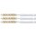 BGS technic Messingbürste | 8 mm | Antrieb Außensechskant 6,3 mm (1/4") | 3-tlg.