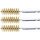 BGS technic Messingbürste | 17 mm | Antrieb Außensechskant 6,3 mm (1/4") | 3-tlg.
