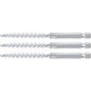 BGS technic Nylonbürste | 9 mm | Antrieb Außensechskant 6,3 mm (1/4") | 3-tlg.