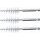 BGS technic Nylonbürste | 19 mm | Antrieb Außensechskant 6,3 mm (1/4") | 3-tlg.