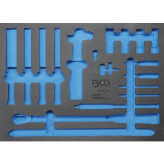 BGS technic Werkstattwageneinlage 3/3 | leer | für Art. 4035