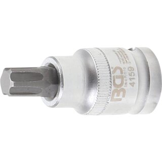 BGS technic Bit-Einsatz | Länge 54 mm | Antrieb Innenvierkant 12,5 mm (1/2") | für VAG Polydrive