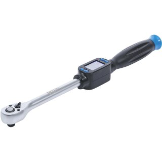BGS technic Digitaler Drehmomentschlüssel | Abtrieb Außenvierkant 10 mm (3/8") | 27 - 135 Nm