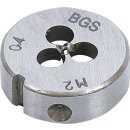 BGS technic Gewindeschneideisen | M2 x 0,4 x 25 mm