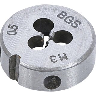 BGS technic Gewindeschneideisen | M3 x 0,5 x 25 mm
