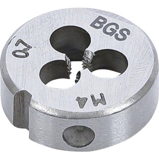 BGS technic Gewindeschneideisen | M4 x 0,7 x 25 mm
