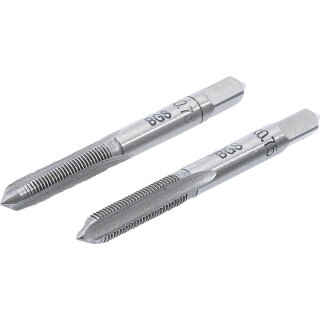 BGS technic Gewindebohrer | Vor- und Fertigschneider | M6 x 0,75 | 2-tlg.