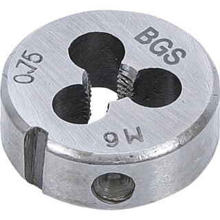 BGS technic Gewindeschneideisen | M6 x 0,75 x 25 mm