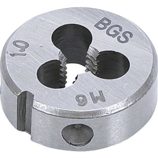 BGS technic Gewindeschneideisen | M6 x 1,0 x 25 mm