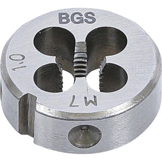 BGS technic Gewindeschneideisen | M7 x 1,0 x 25 mm