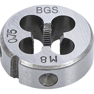 BGS technic Gewindeschneideisen | M8 x 0,75 x 25 mm
