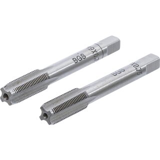 BGS technic Gewindebohrer | Vor- und Fertigschneider | M9 x 0,75 | 2-tlg.