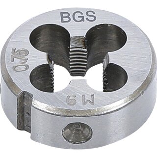 BGS technic Gewindeschneideisen | M9 x 0,75 x 25 mm