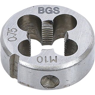 BGS technic Gewindeschneideisen | M10 x 0,75 x 25 mm