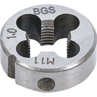 BGS technic Gewindeschneideisen | M11 x 1,0 x 25 mm